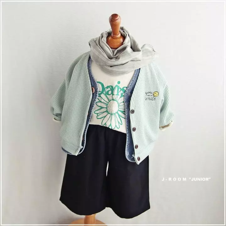 J-Room - Korean Children Fashion - #childofig - Ginger Check Scarf - 10