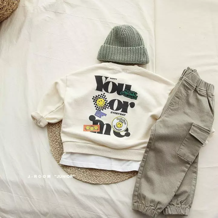 J-Room - Korean Children Fashion - #childrensboutique - Patch Layerd Sweatshirt - 6