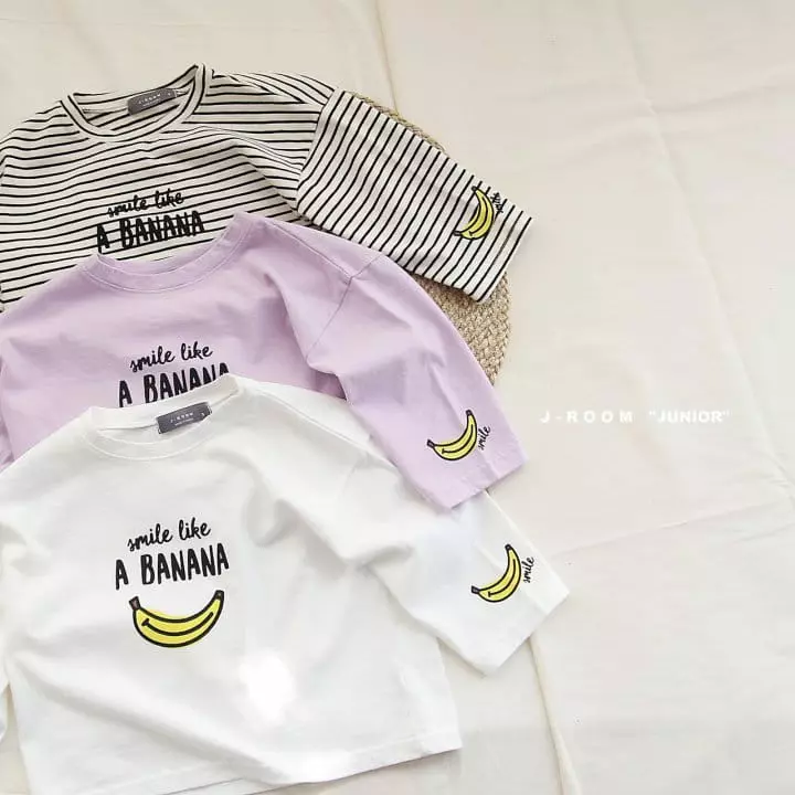 J-Room - Korean Children Fashion - #childrensboutique - Banana Crop Tee - 4