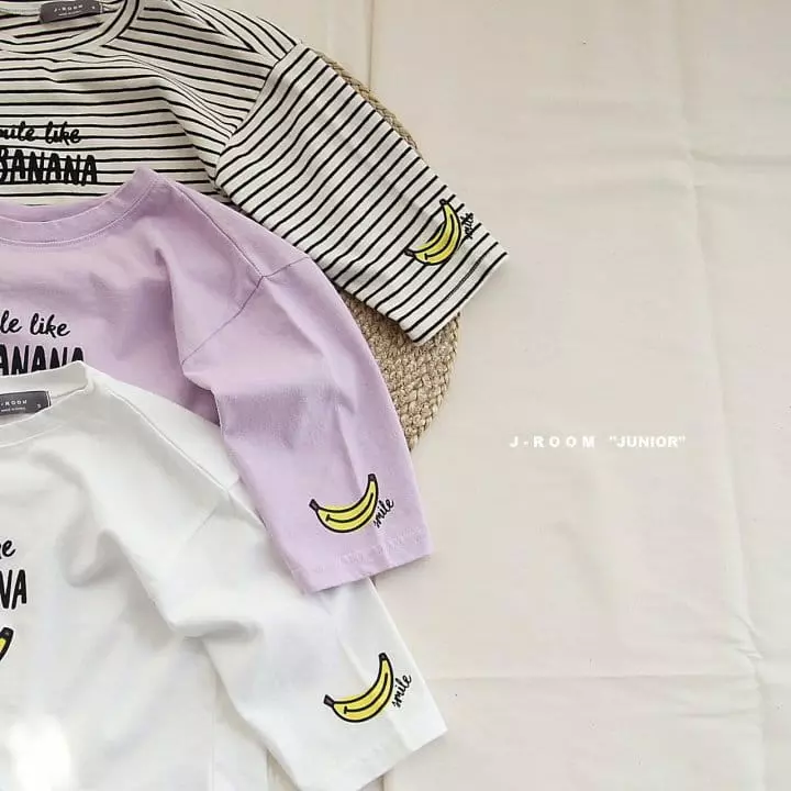 J-Room - Korean Children Fashion - #kidzfashiontrend - Banana Crop Tee - 9