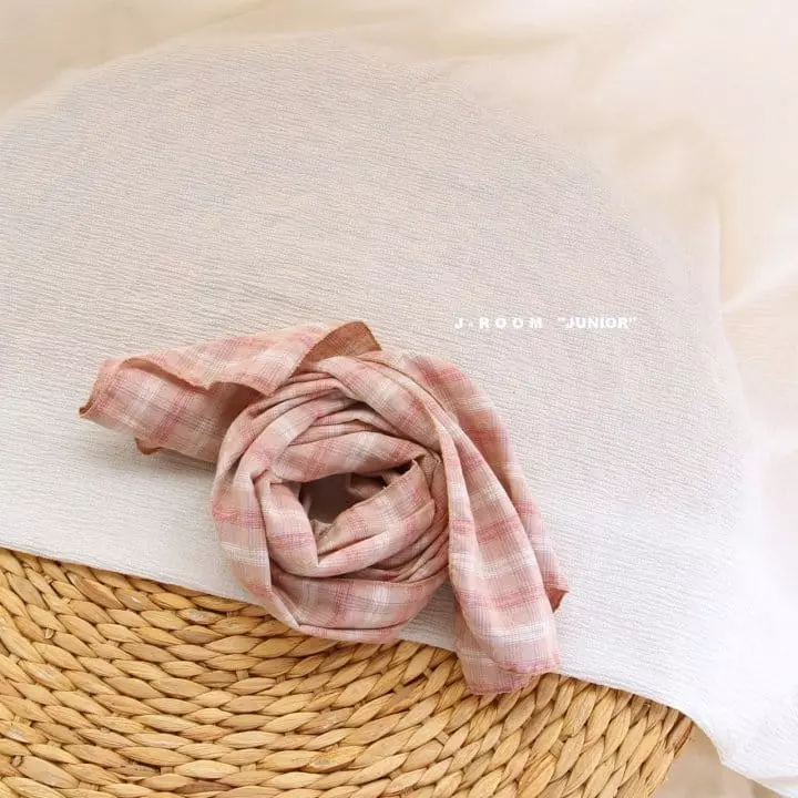 J-Room - Korean Children Fashion - #kidzfashiontrend - Ginger Check Scarf