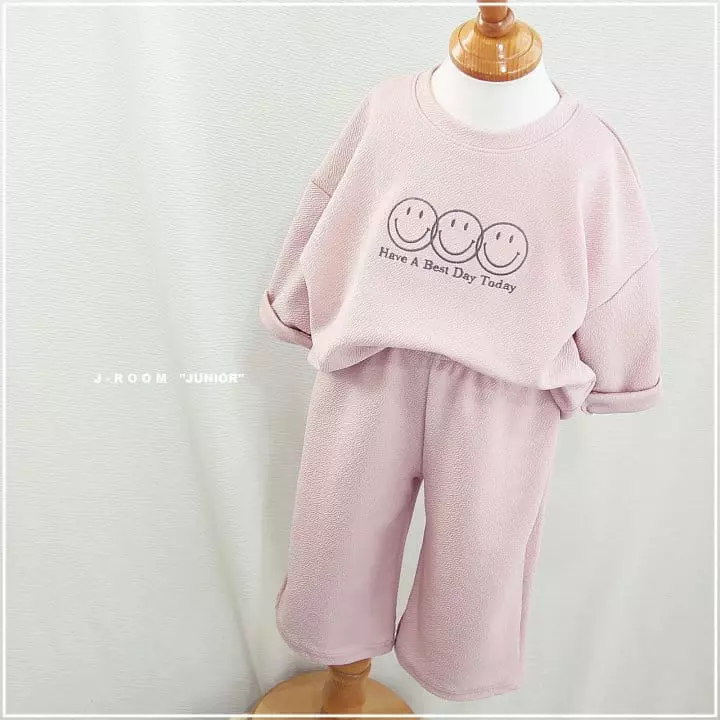 J-Room - Korean Children Fashion - #stylishchildhood - River Embroidery Top Bottom Set - 5