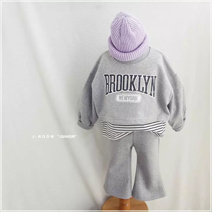 J-Room - Korean Children Fashion - #prettylittlegirls - English Crop Sweatshirt - 4