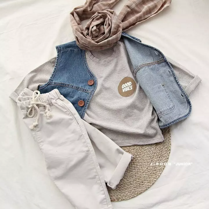 J-Room - Korean Children Fashion - #todddlerfashion - Ginger Check Scarf - 7