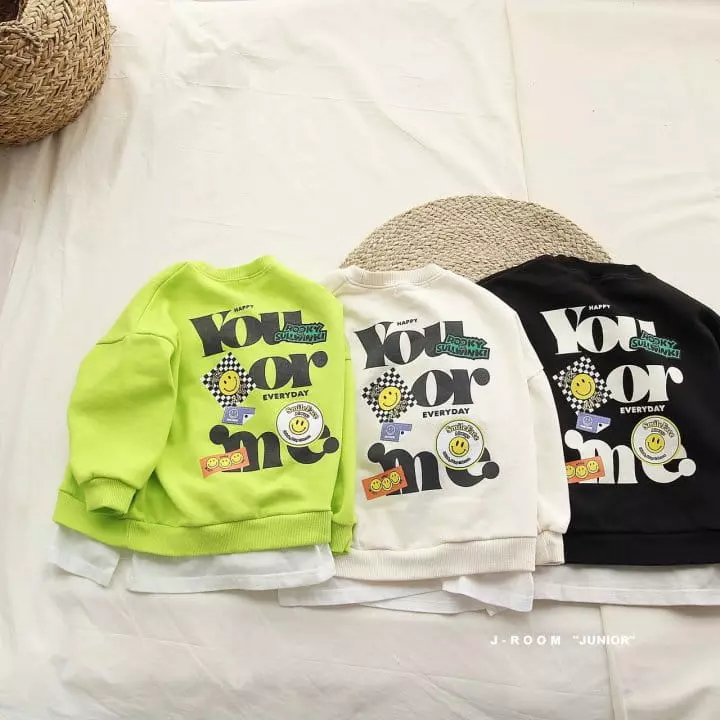 J-Room - Korean Children Fashion - #toddlerclothing - Patch Layerd Sweatshirt - 3