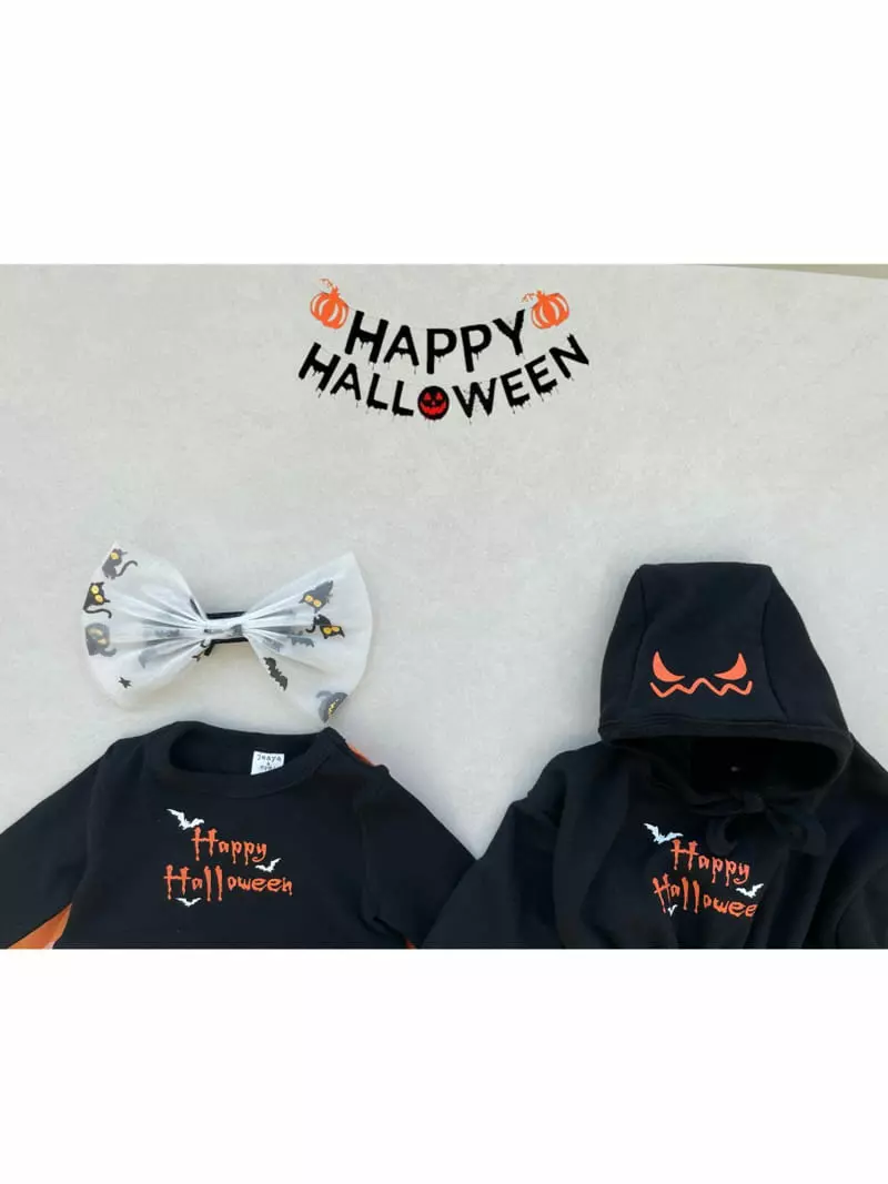 Jeaya & Mymi - Korean Baby Fashion - #babyclothing - Pumpkin Bib Ghost Bib - 5