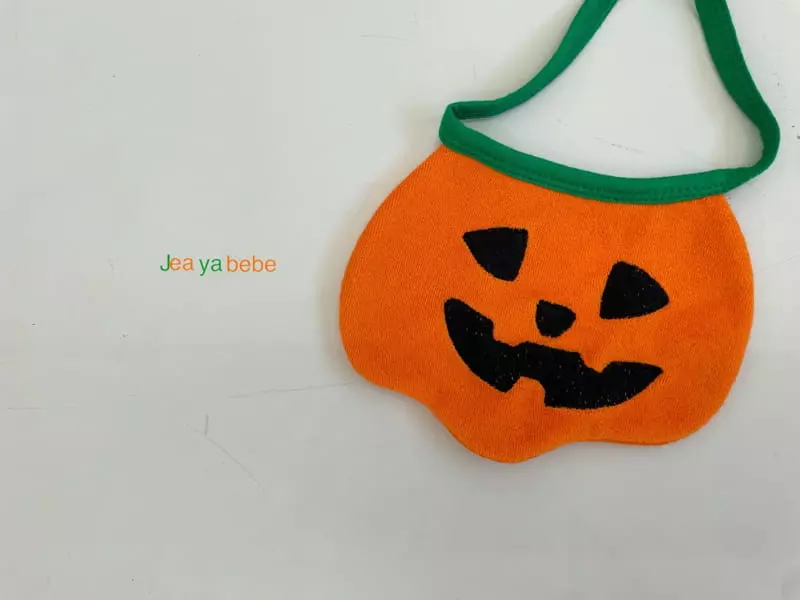 Jeaya & Mymi - Korean Baby Fashion - #onlinebabyshop - Pumpkin Bib Ghost Bib