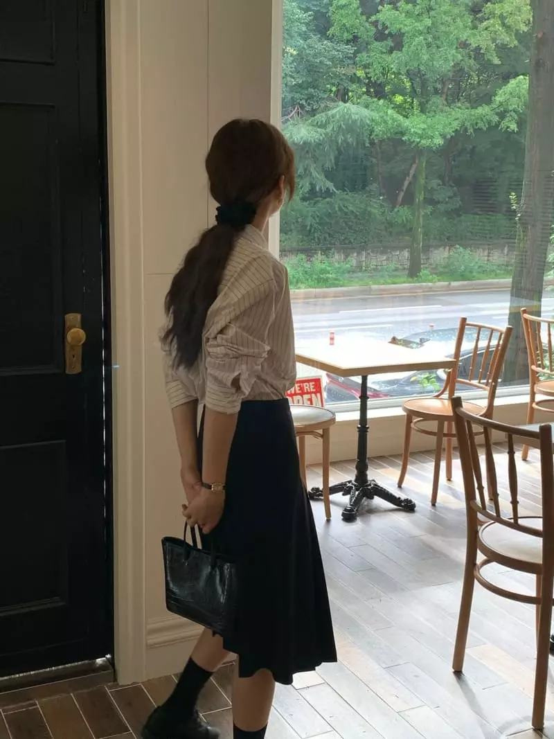 Jinsim - Korean Women Fashion - #momslook - Pleated Skirt - 11