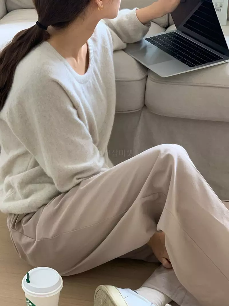 Jinsim - Korean Women Fashion - #momslook - Comodo Pants - 9