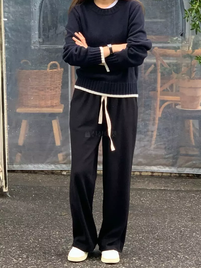 Jinsim - Korean Women Fashion - #momslook - Relaxed Pants