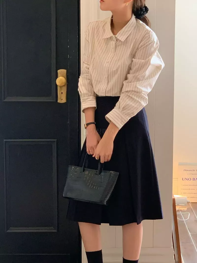 Jinsim - Korean Women Fashion - #pursuepretty - Butter Shirt - 8
