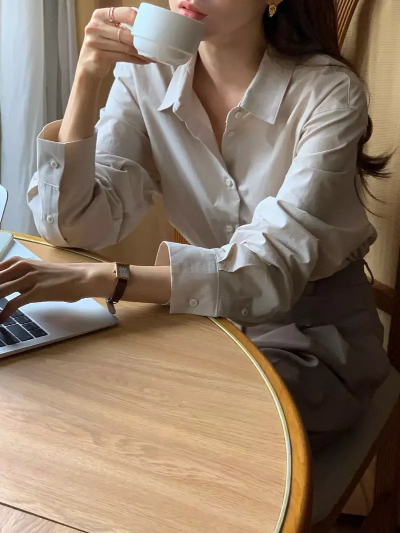 Jinsim - Korean Women Fashion - #romanticstyle - Moment Shirt - 8