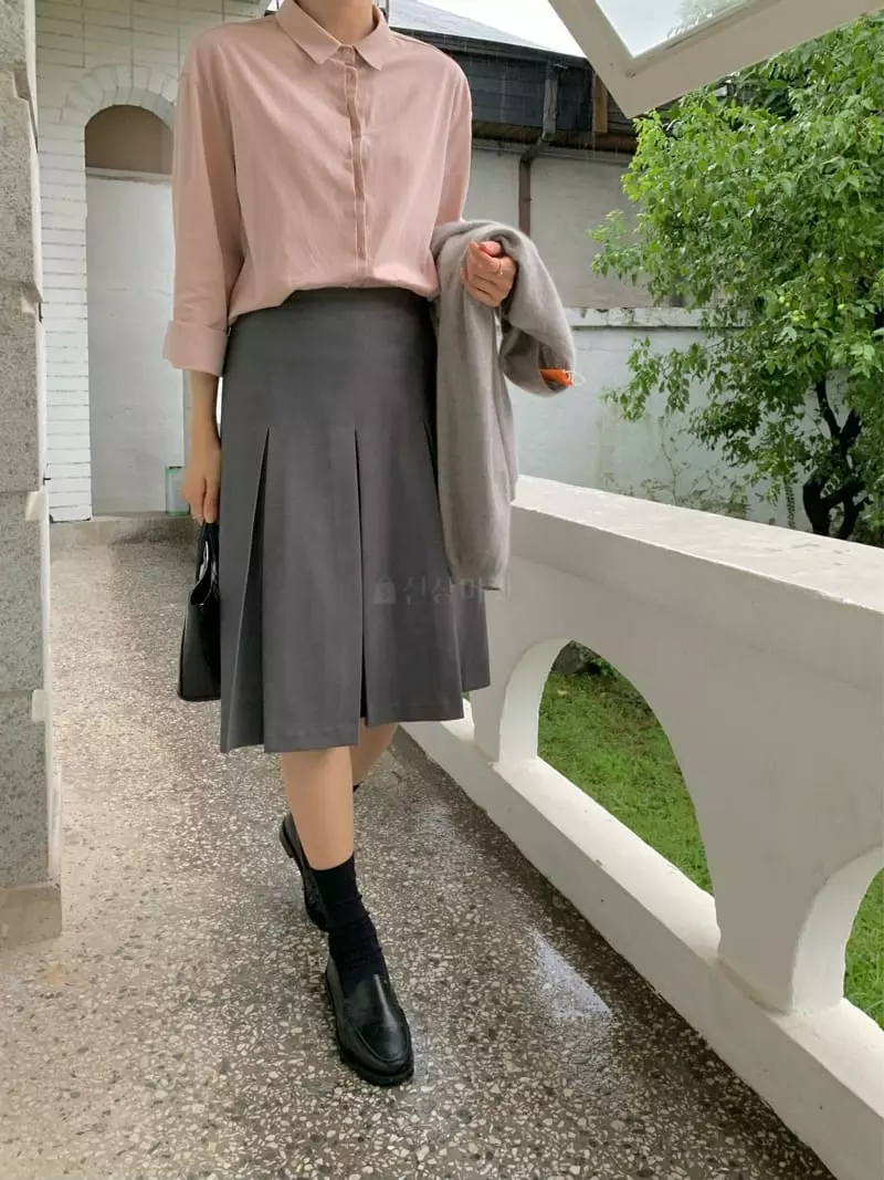 Jinsim - Korean Women Fashion - #womensfashion - Pleated Skirt - 8