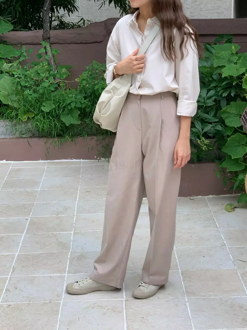 Jinsim - Korean Women Fashion - #womensfashion - Comodo Pants - 8