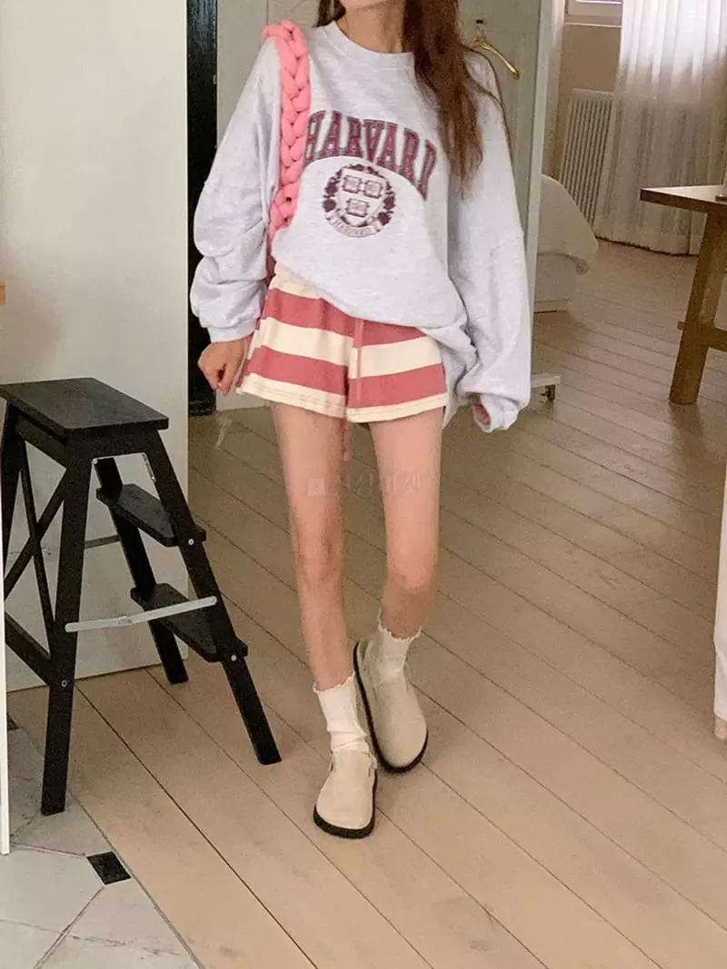 Jkichi - Korean Women Fashion - #momslook - Havard Sweatshirt