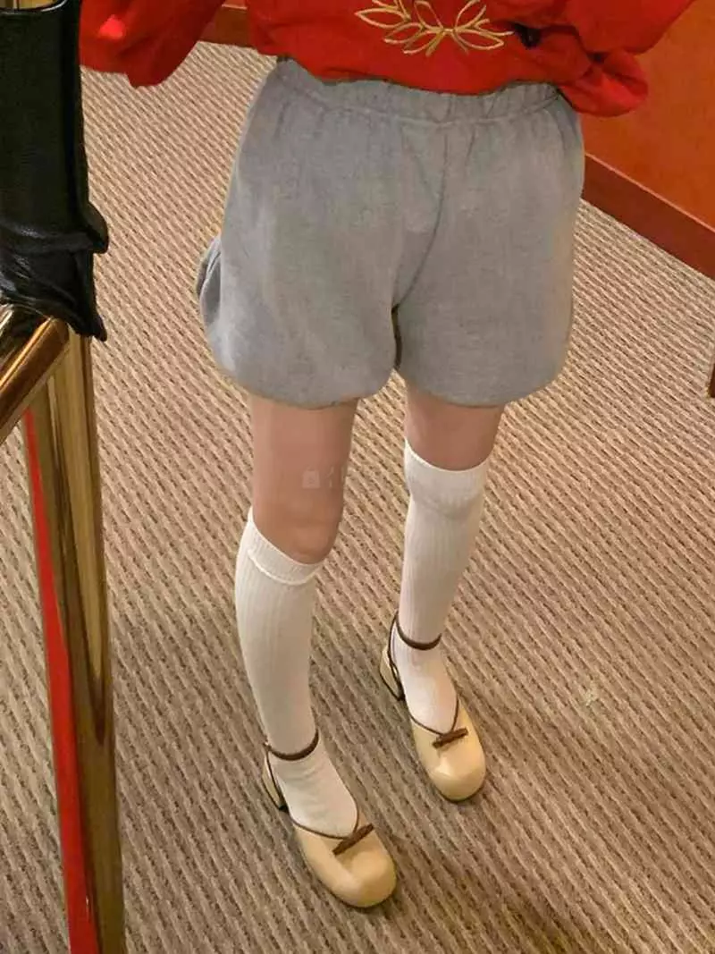 Jkichi - Korean Women Fashion - #momslook - Terry Piping Pants - 7