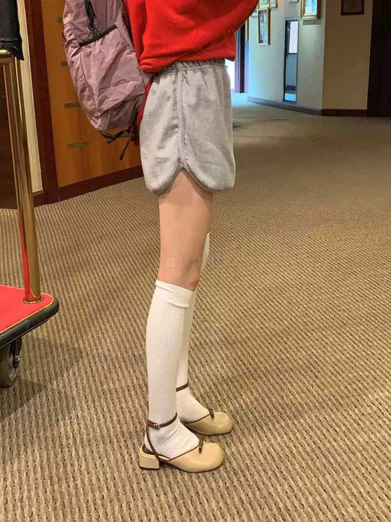 Jkichi - Korean Women Fashion - #momslook - Terry Piping Pants - 8