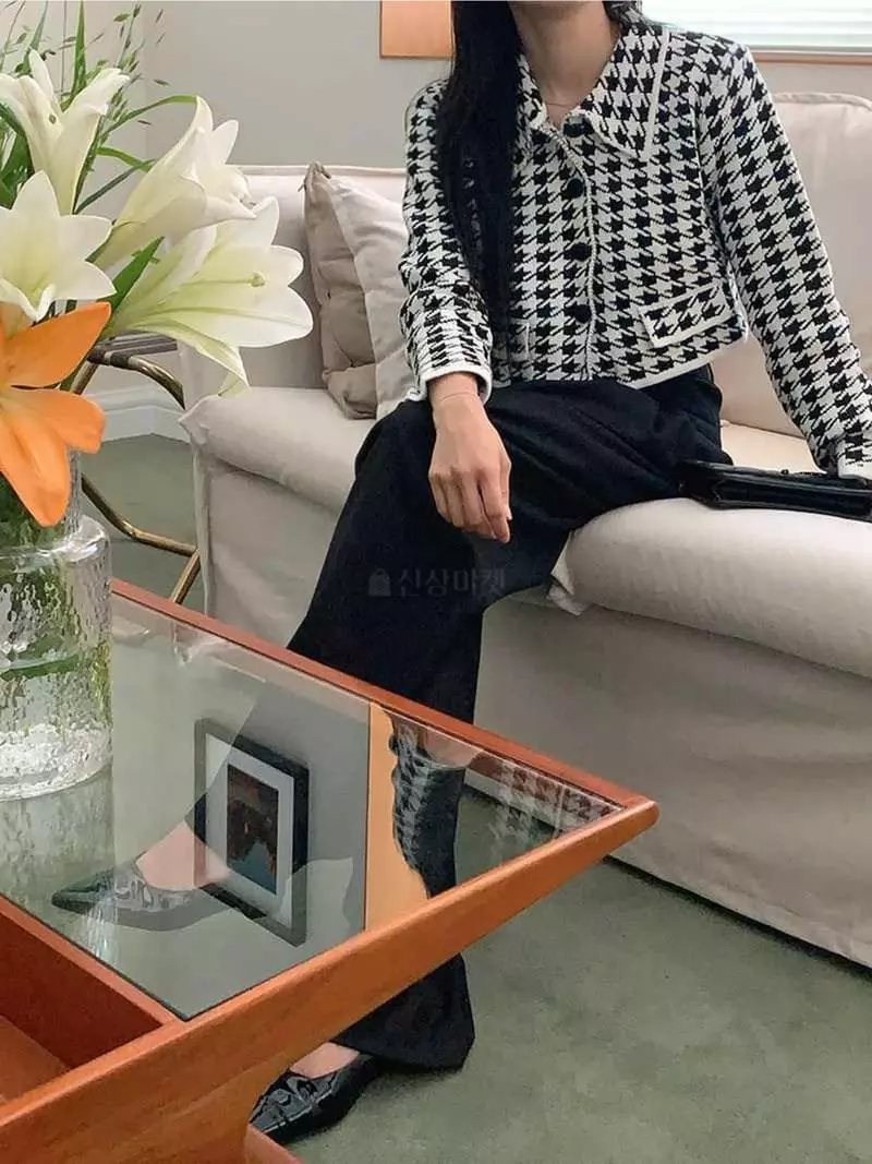 Jkichi - Korean Women Fashion - #momslook - Zig Zag Cardigan - 6