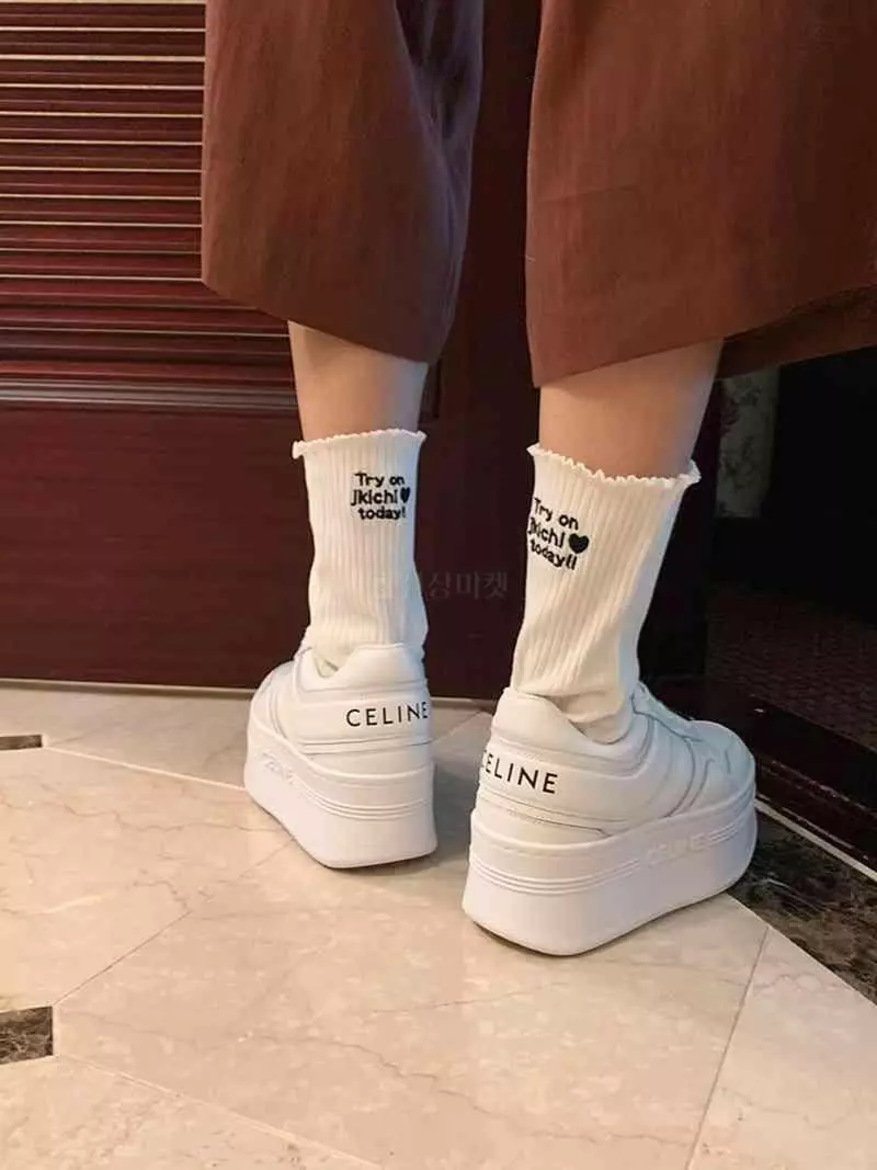Jkichi - Korean Women Fashion - #momslook - Embroidery Socks - 7