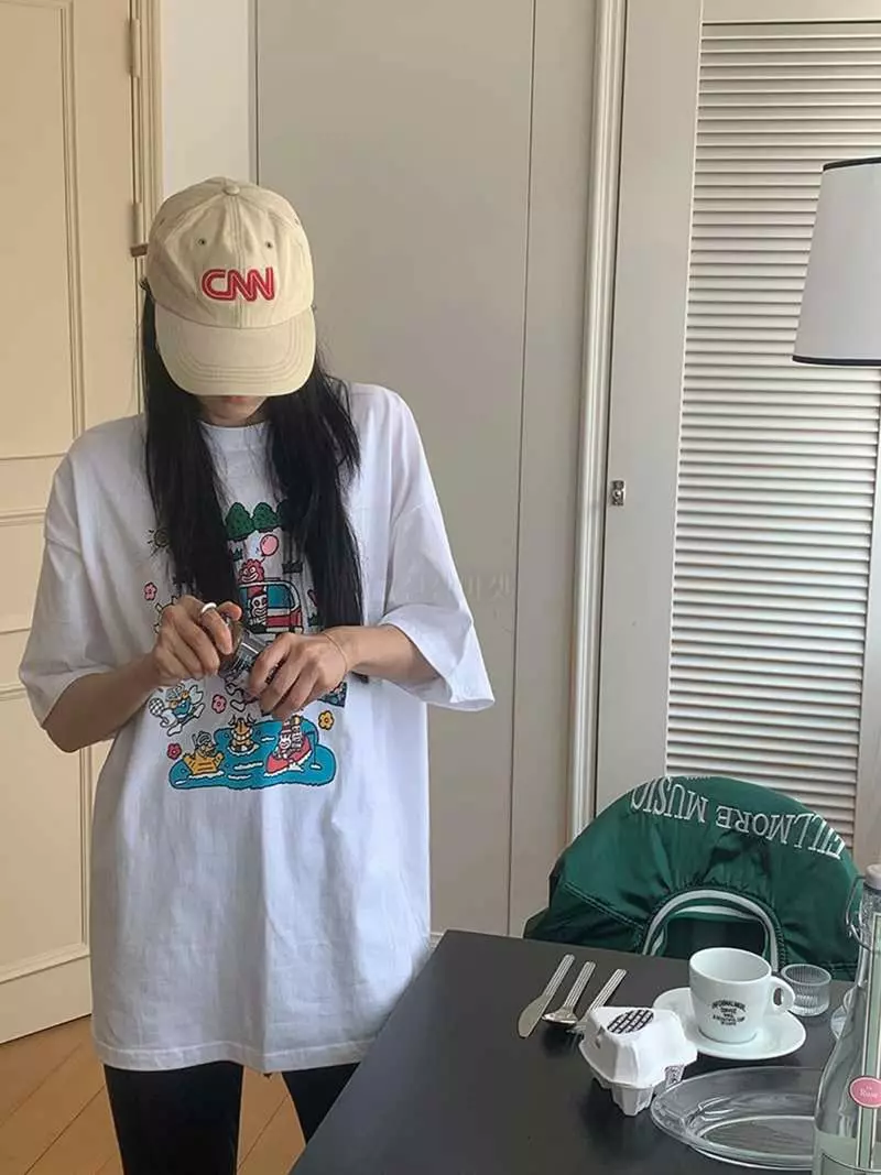Jkichi - Korean Women Fashion - #momslook - Oltra Tee - 5