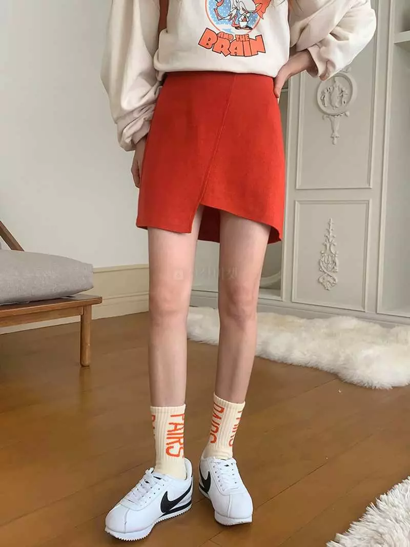Jkichi - Korean Women Fashion - #momslook - Unbal Skirt - 2