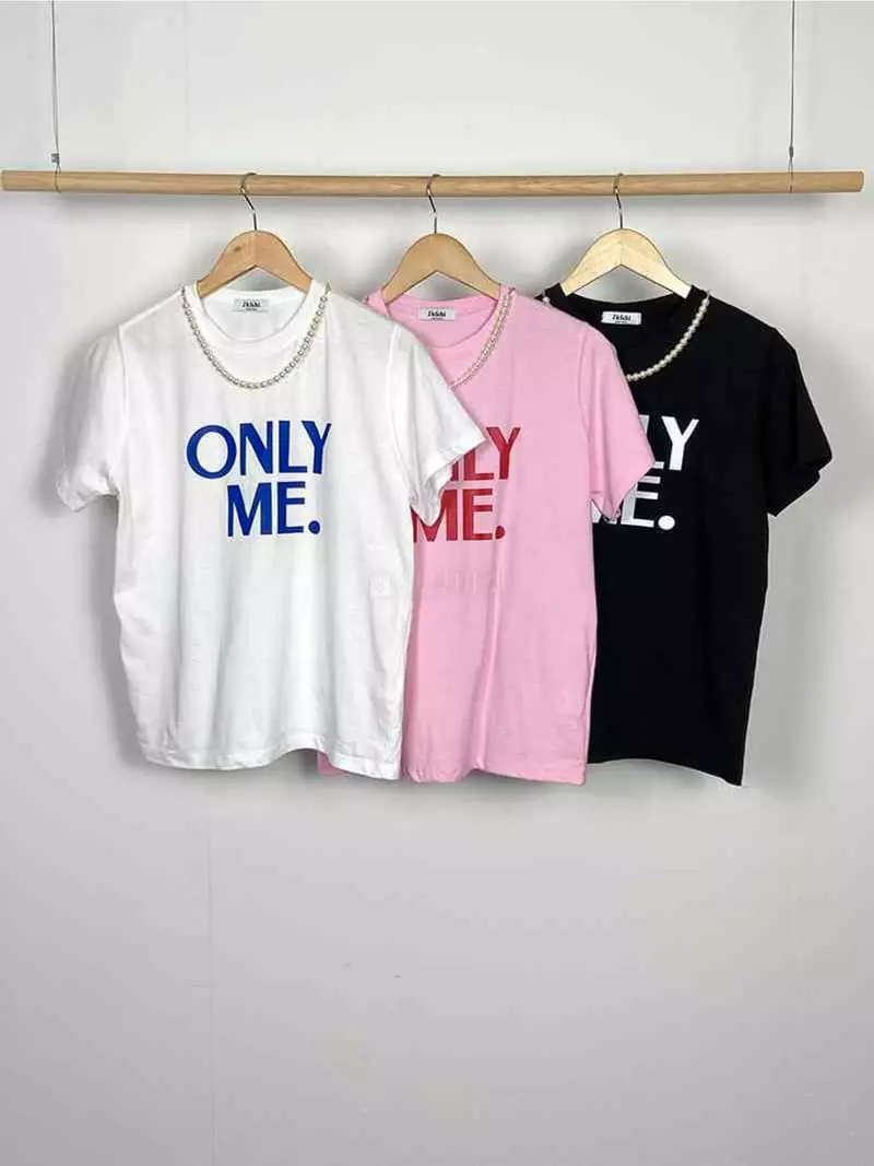 Jkichi - Korean Women Fashion - #momslook - Only Me Tee - 12