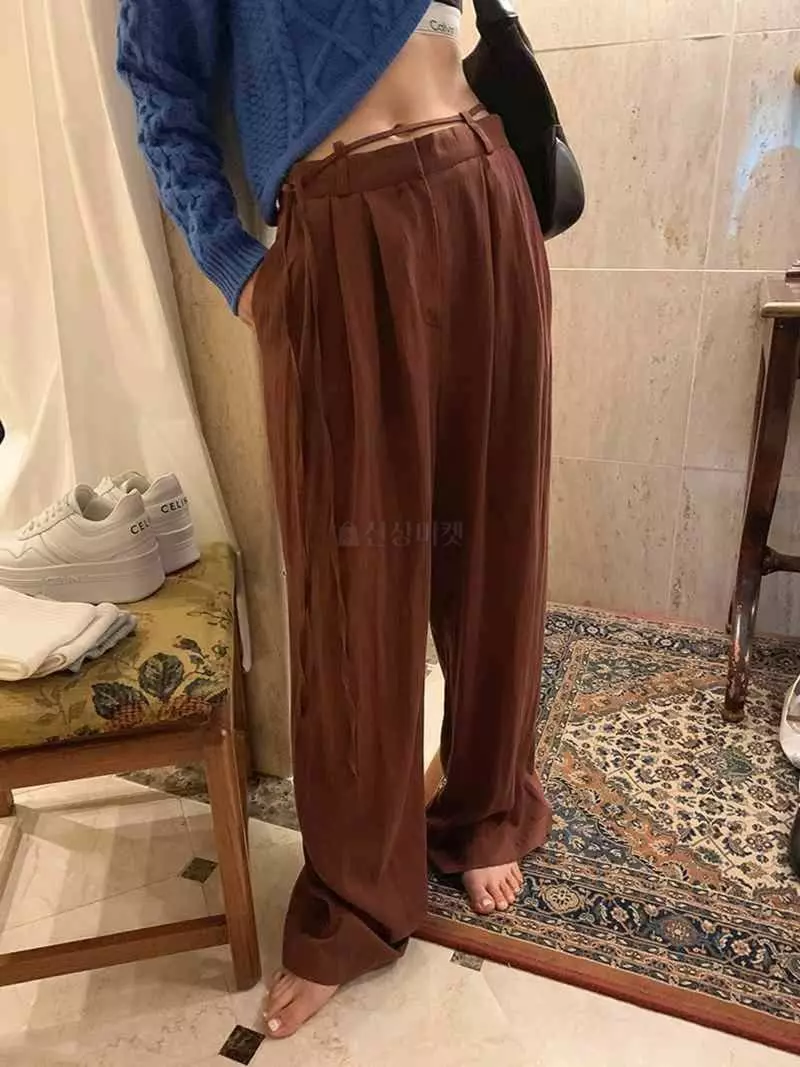 Jkichi - Korean Women Fashion - #momslook - Belt Pants