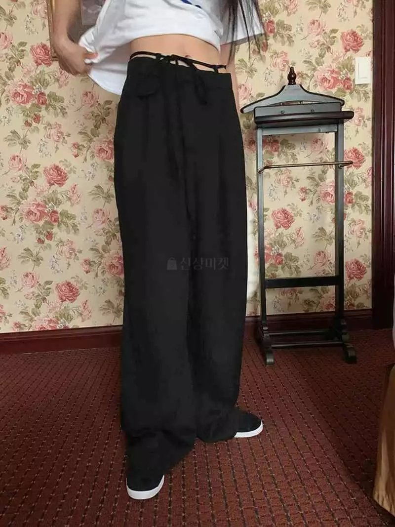 Jkichi - Korean Women Fashion - #momslook - Belt Pants - 11