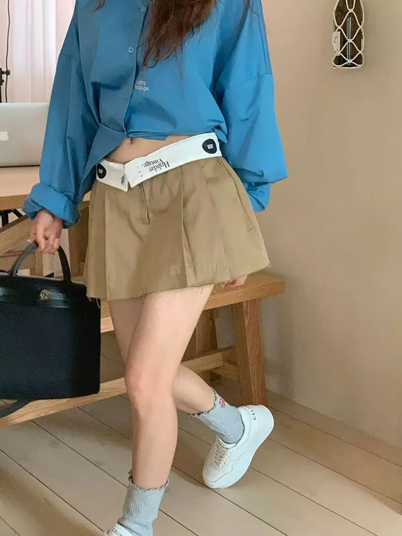 Jkichi - Korean Women Fashion - #momslook - Paint Skirt - 5
