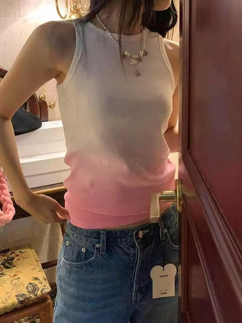 Jkichi - Korean Women Fashion - #momslook - Gradation Sleeveless - 3