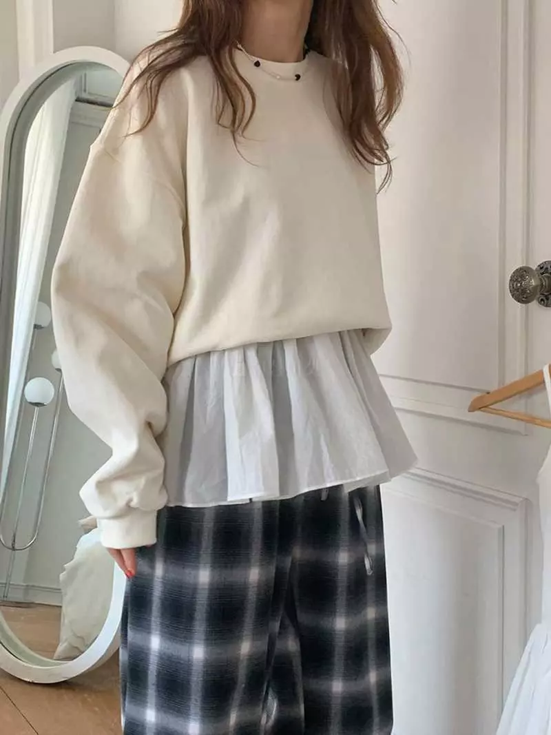 Jkichi - Korean Women Fashion - #restrostyle - Eddie Sweatshirt - 6