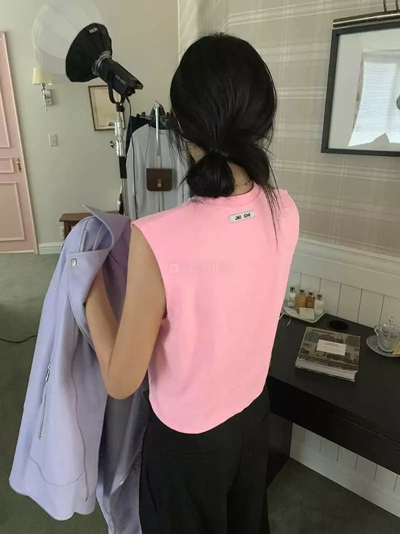 Jkichi - Korean Women Fashion - #romanticstyle - Acne Sleeveless - 5
