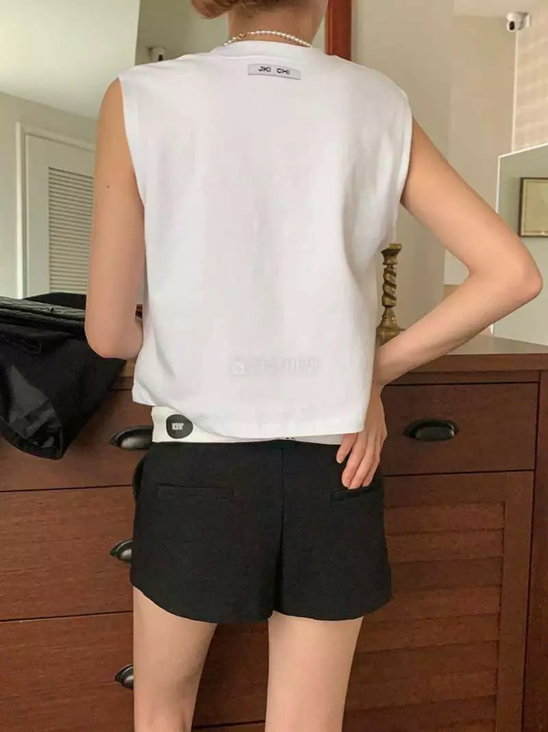 Jkichi - Korean Women Fashion - #vintagekidsstyle - Acne Sleeveless - 2