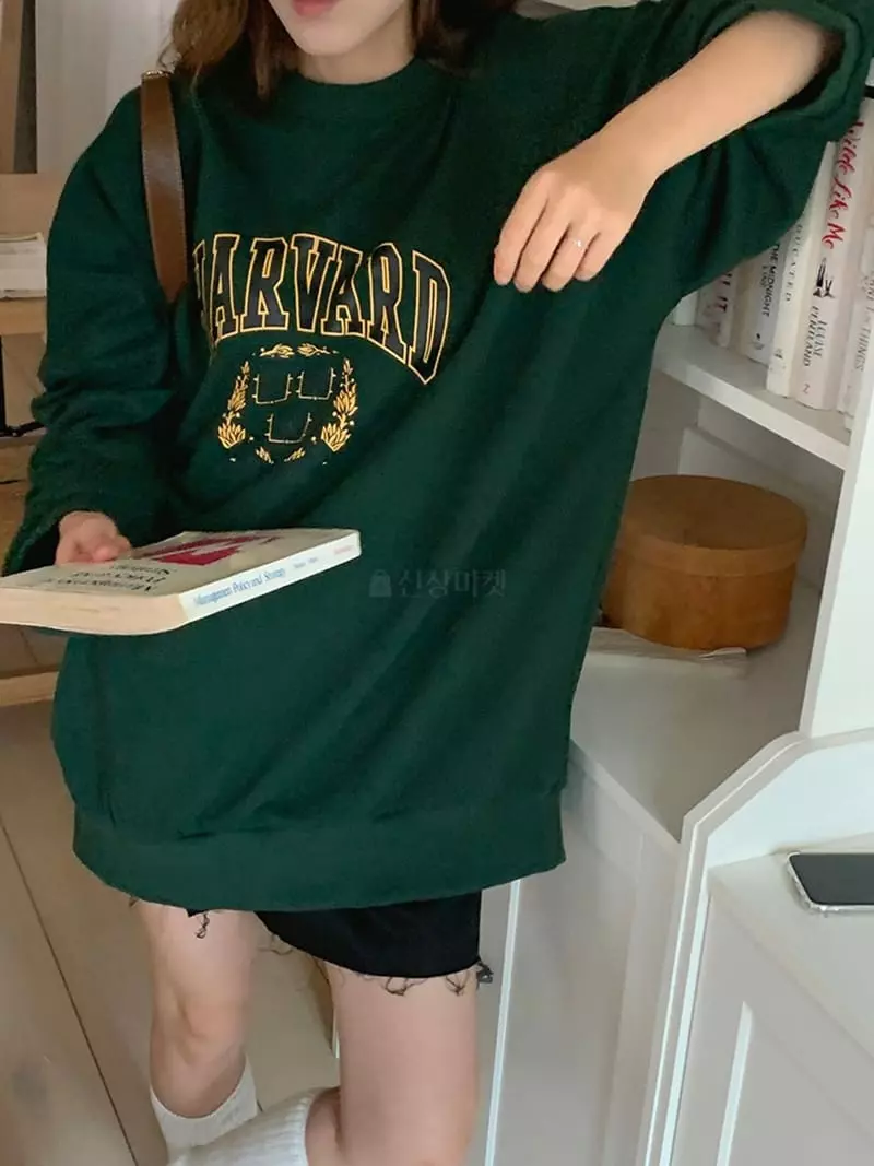 Jkichi - Korean Women Fashion - #womensfashion - Havard Sweatshirt - 10