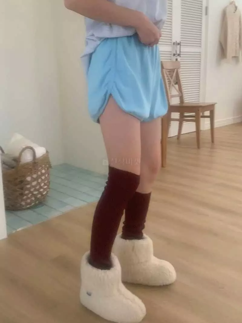 Jkichi - Korean Women Fashion - #momslook - Terry Piping Pants - 4