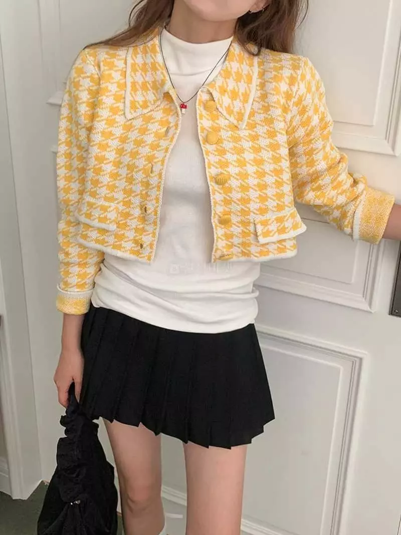 Jkichi - Korean Women Fashion - #womensfashion - Zig Zag Cardigan