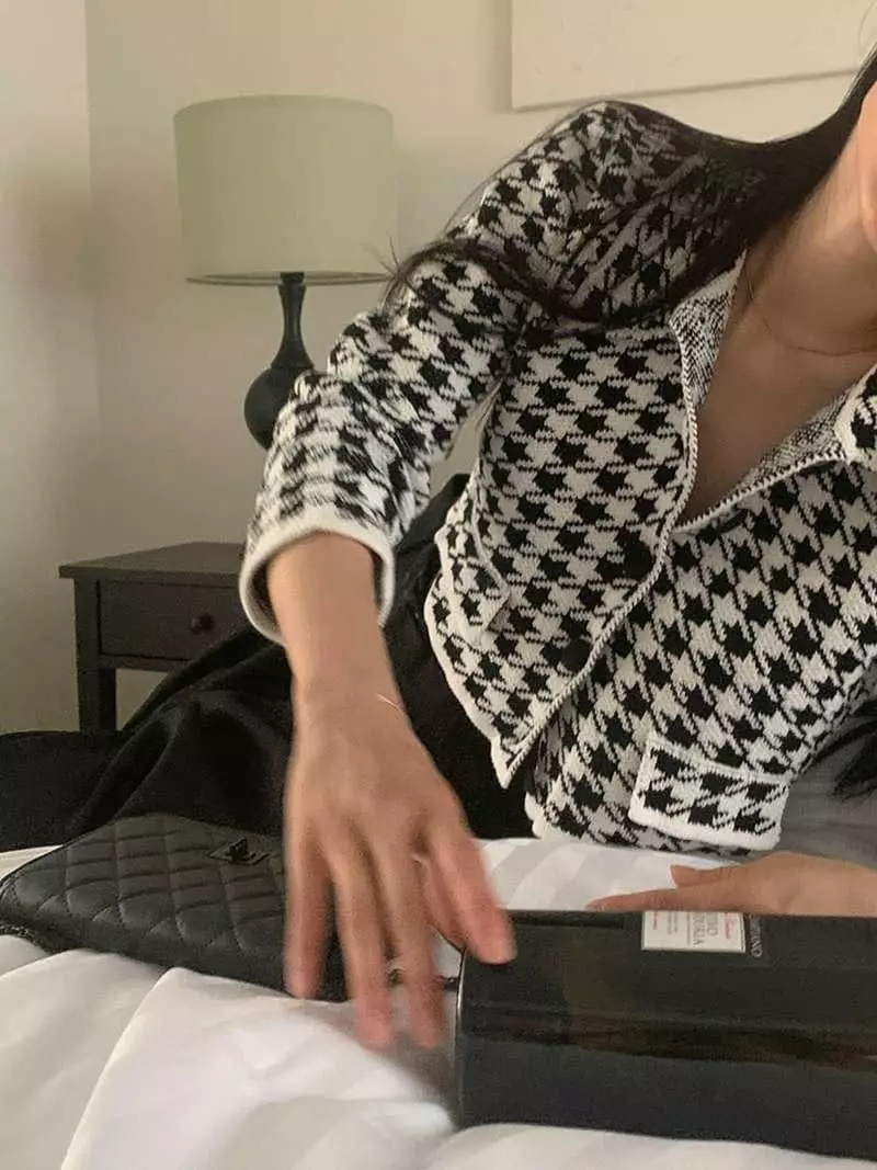 Jkichi - Korean Women Fashion - #womensfashion - Zig Zag Cardigan - 9
