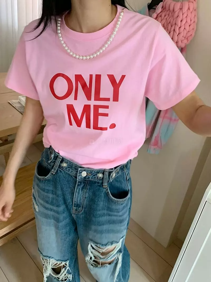 Jkichi - Korean Women Fashion - #womensfashion - Only Me Tee - 3