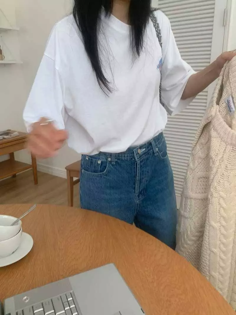Jkichi - Korean Women Fashion - #womensfashion - Space Tee - 10