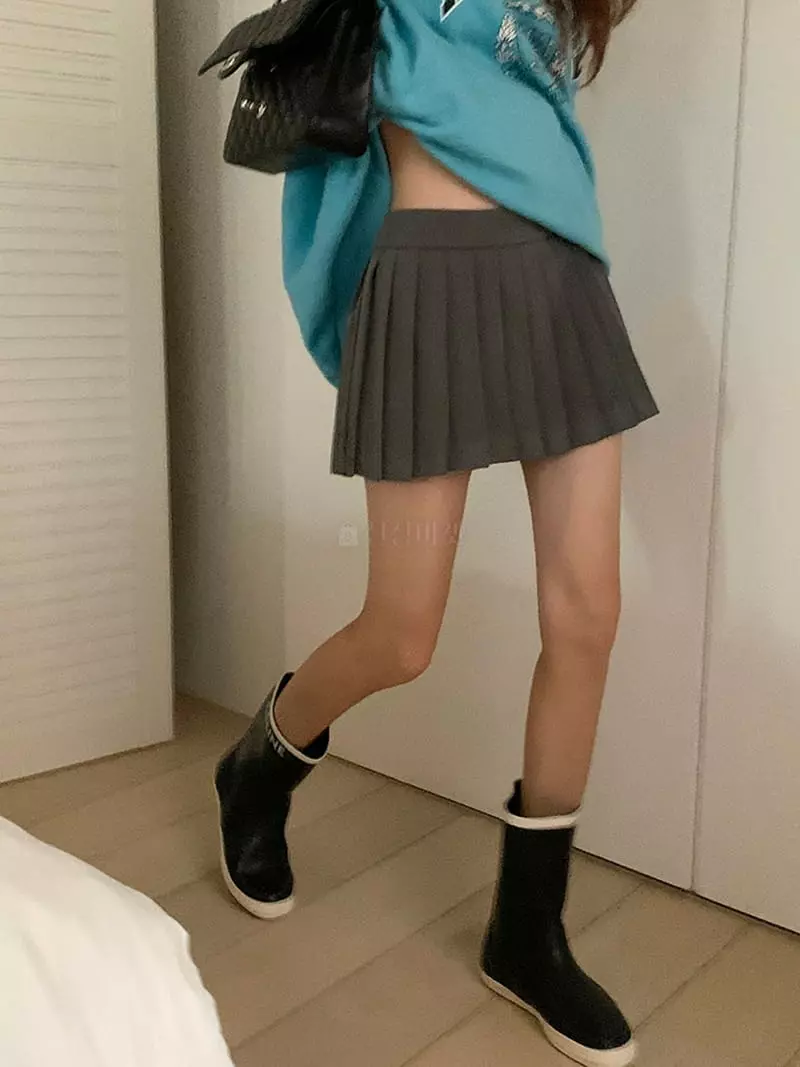 Jkichi - Korean Women Fashion - #womensfashion - Pants Wrinkle Skirt - 10
