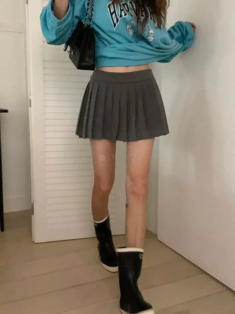 Jkichi - Korean Women Fashion - #womensfashion - Pants Wrinkle Skirt - 6