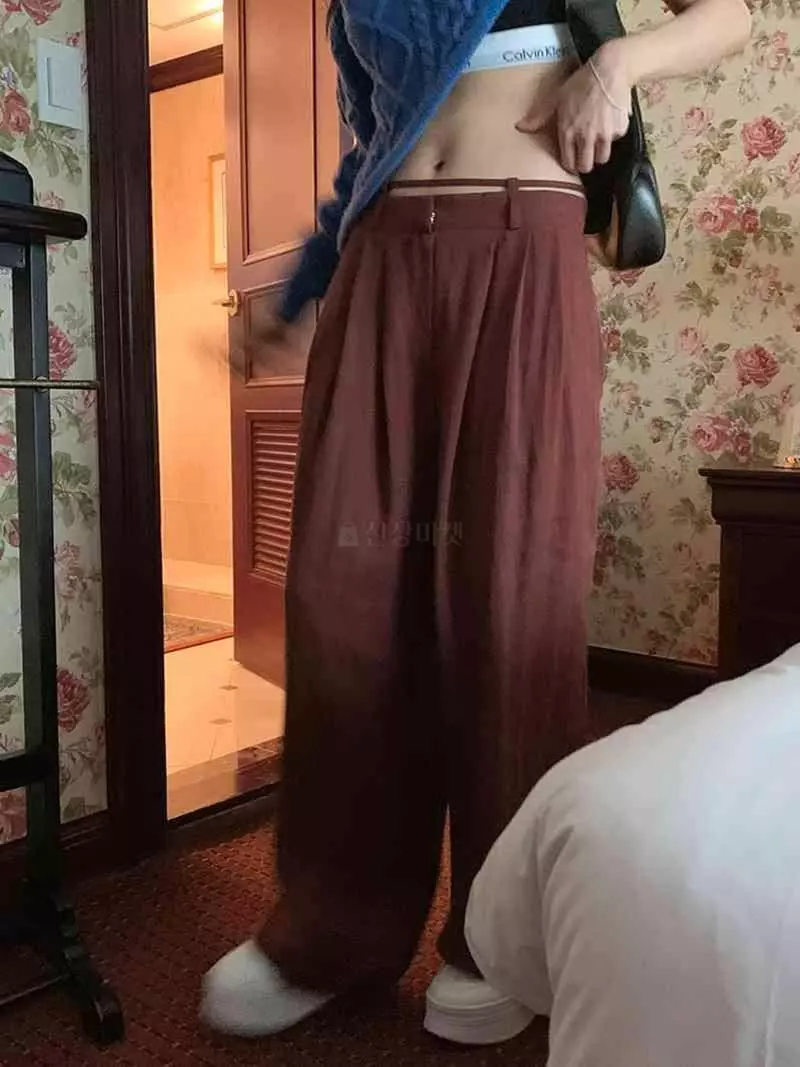 Jkichi - Korean Women Fashion - #womensfashion - Belt Pants - 6