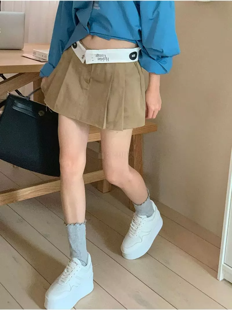 Jkichi - Korean Women Fashion - #momslook - Paint Skirt - 4