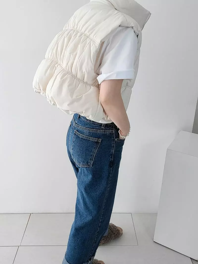 Jshop - Korean Women Fashion - #momslook - Padding Vest - 3