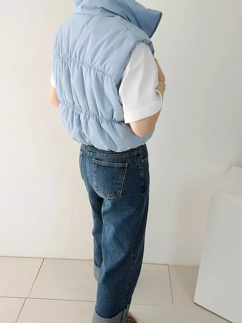 Jshop - Korean Women Fashion - #momslook - Padding Vest - 5