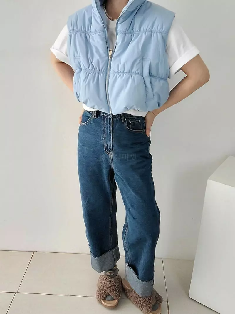 Jshop - Korean Women Fashion - #momslook - Padding Vest - 7