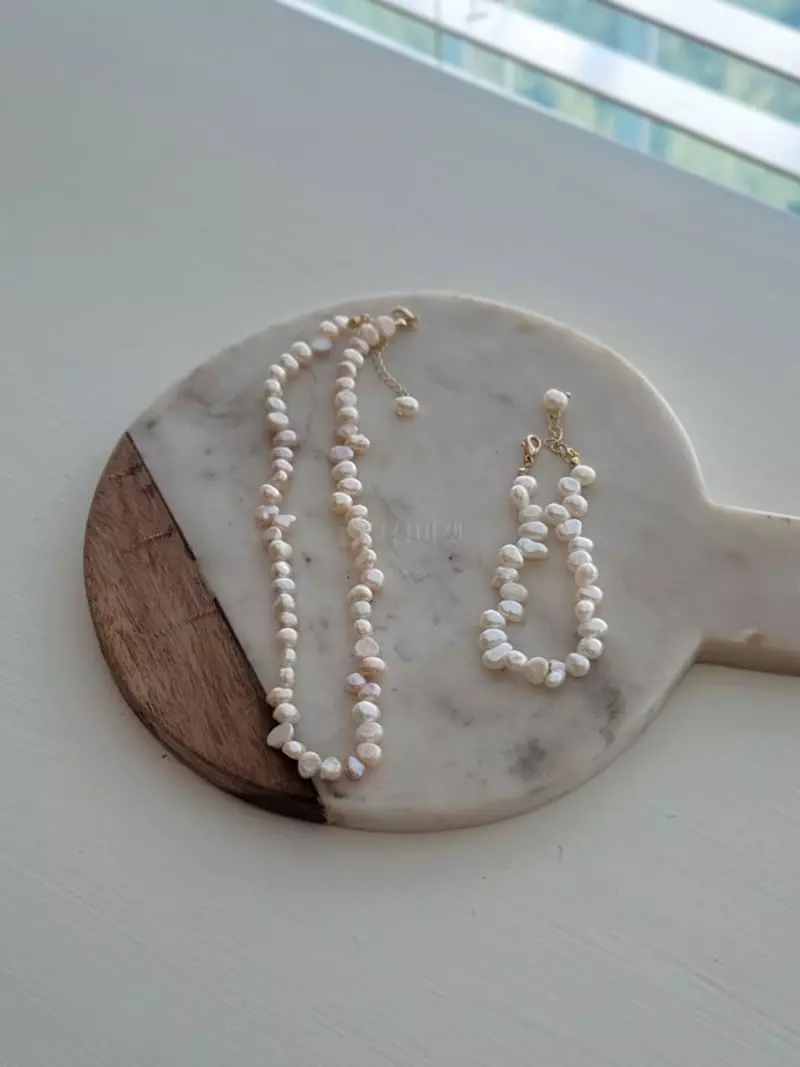Jshop - Korean Women Fashion - #momslook - Pearl Necklace - 2