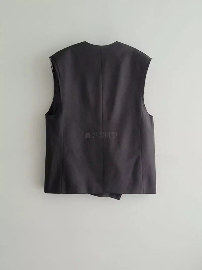 Jshop - Korean Women Fashion - #restrostyle - Ash Vest - 10