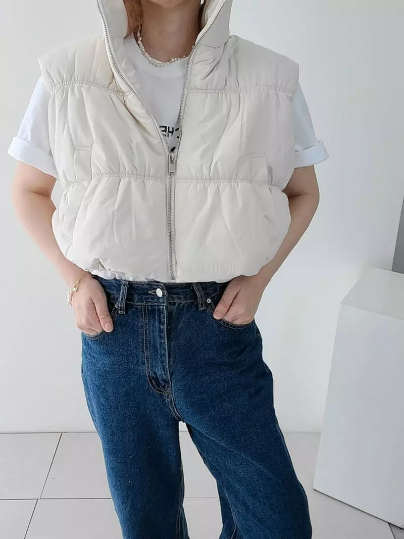 Jshop - Korean Women Fashion - #womensfashion - Padding Vest - 2
