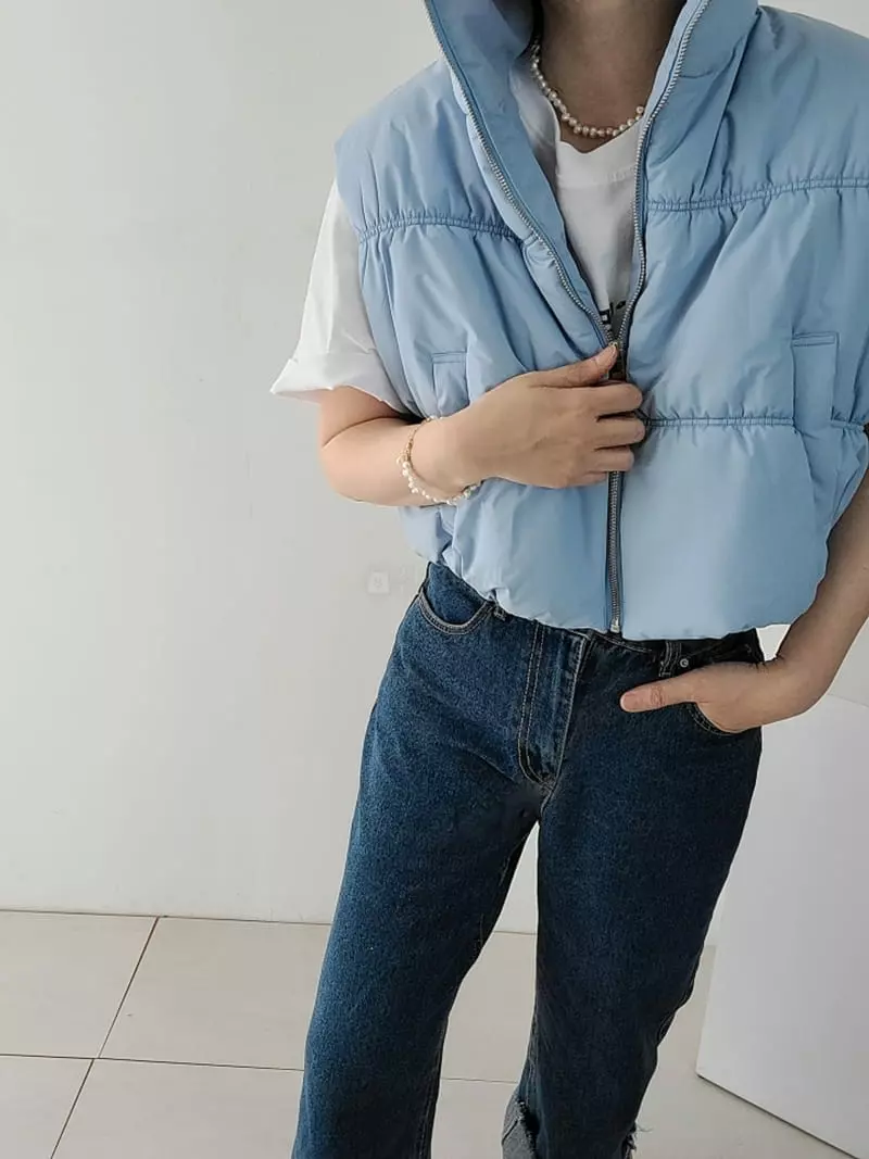 Jshop - Korean Women Fashion - #momslook - Padding Vest - 4